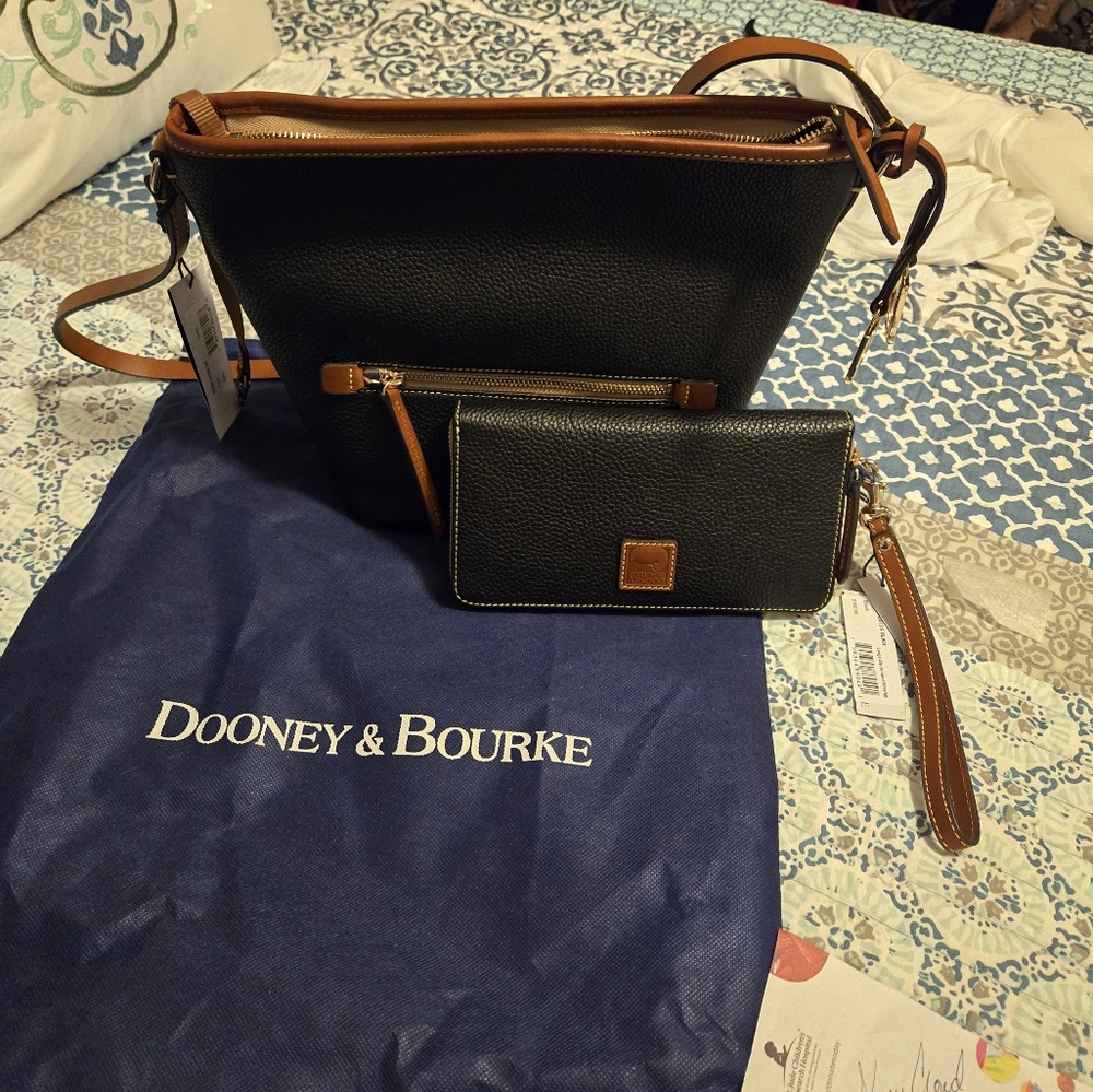 Dooney & Bourke purse and wristlet